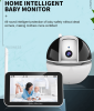 PSABM500 Baby Motion Monitor Temperature Monitor 5 Inch IPS Infrared Night Vision Camera bidirectional Audio HD 1280 * 720P
