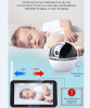 PSABM500 Baby Motion Monitor Temperature Monitor 5 Inch IPS Infrared Night Vision Camera bidirectional Audio HD 1280 * 720P