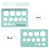 Nipple Ruler; Nipple Rulers For Flange Sizing Measurement Tool ; Silicone & Soft Flange Size Measure For Nipples; Breast Flange Measuring Tool Breast